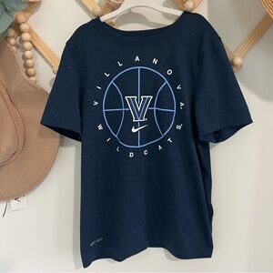 Nike Villanova Wildcats Navy Blue KIDS Tee